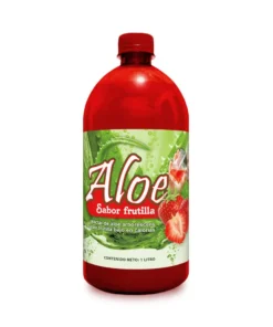 Gel de Aloe Bebible bajo en calorías, sabor Frutilla (Larga conservación)